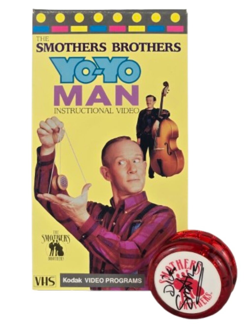 Vintage 1988 VHS Smothers Brothers Yo-Yo Man Instructional Video with Yo-Yo
